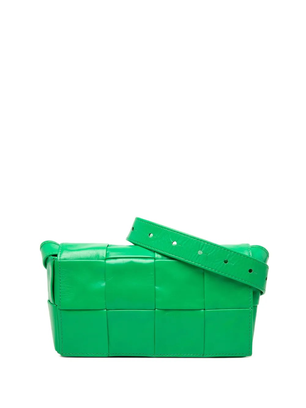 2012-2026 Mini Paper Calfskin Intrecciato Cassette belt bag