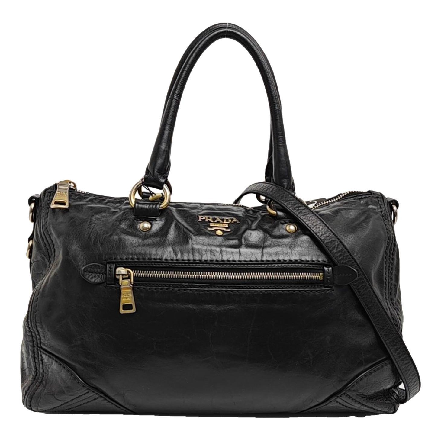 Leather handbag