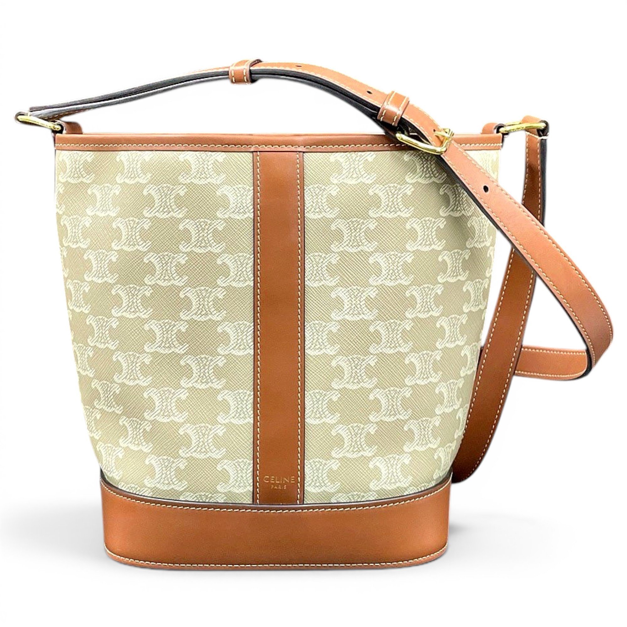 SAC SEAU leather handbag