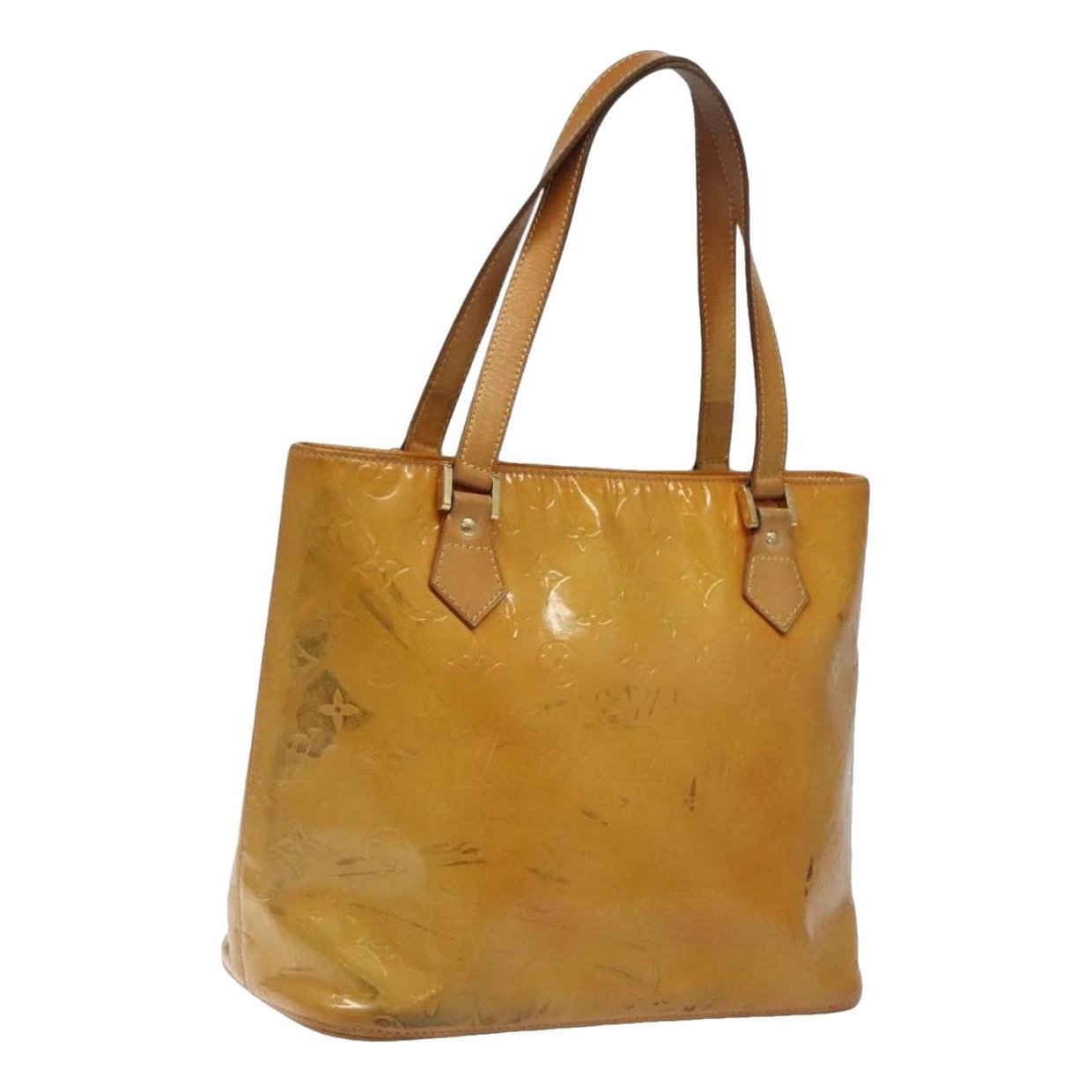 Patent leather handbag