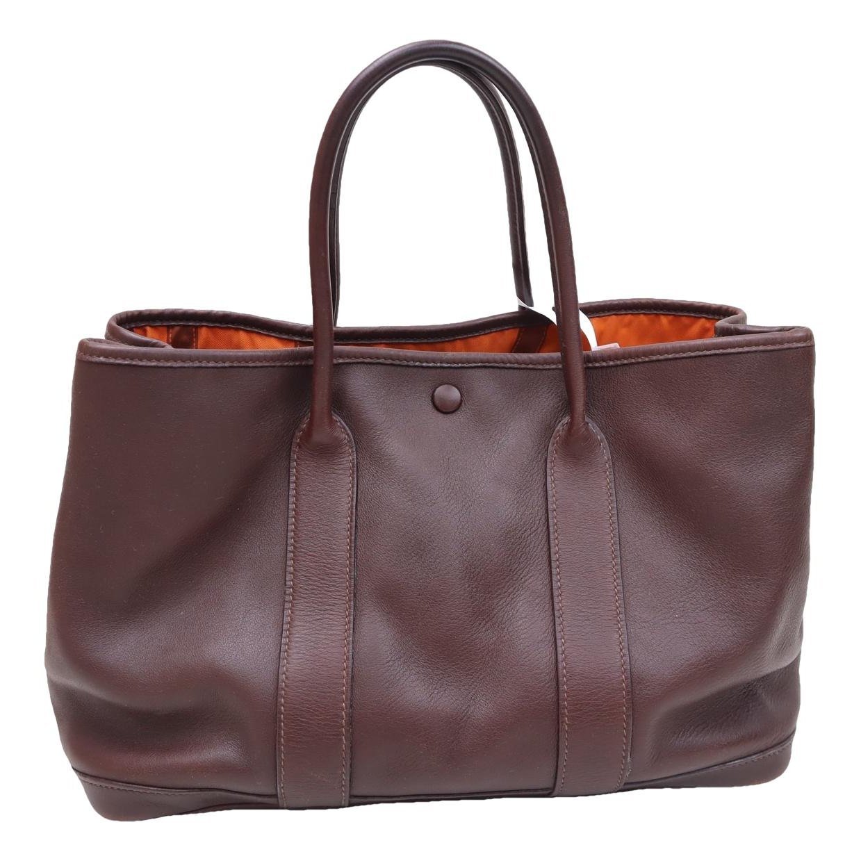 Garden Party leather handbag
