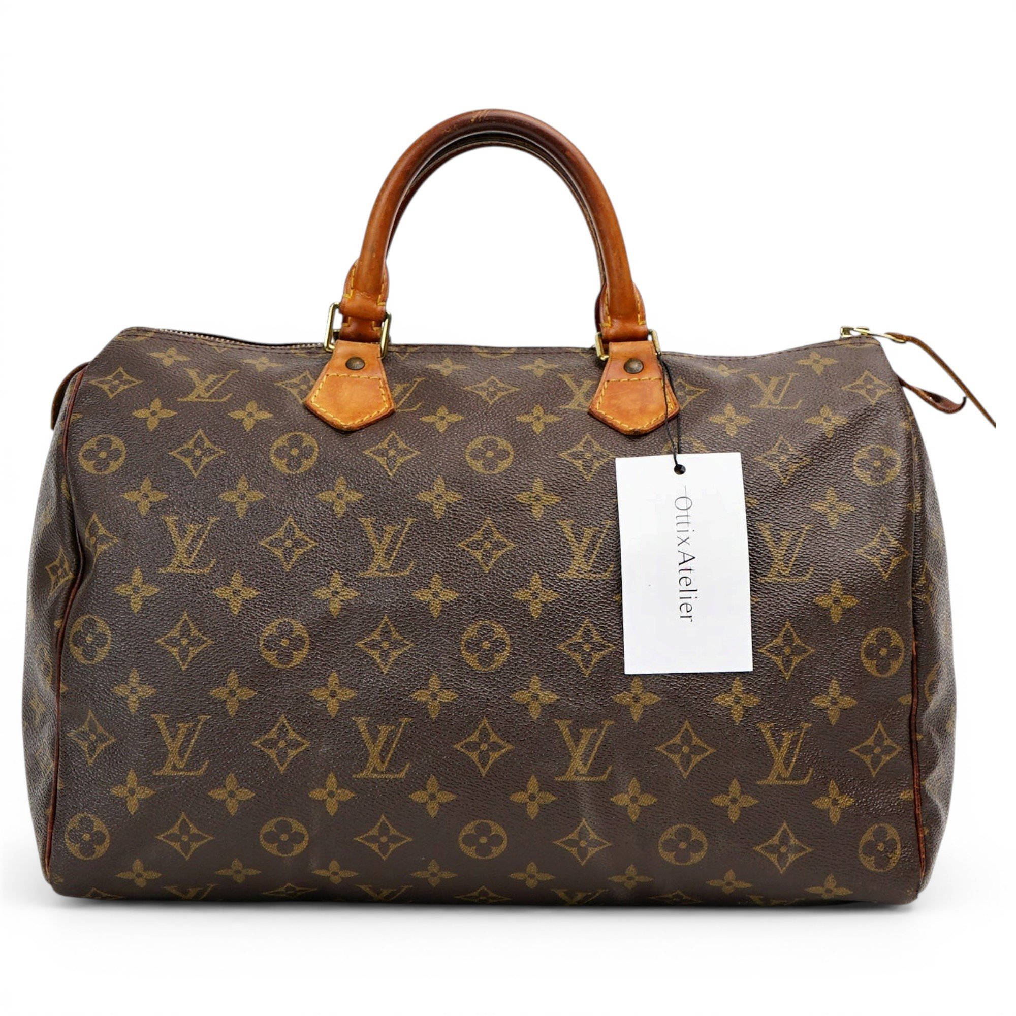 Speedy leather handbag