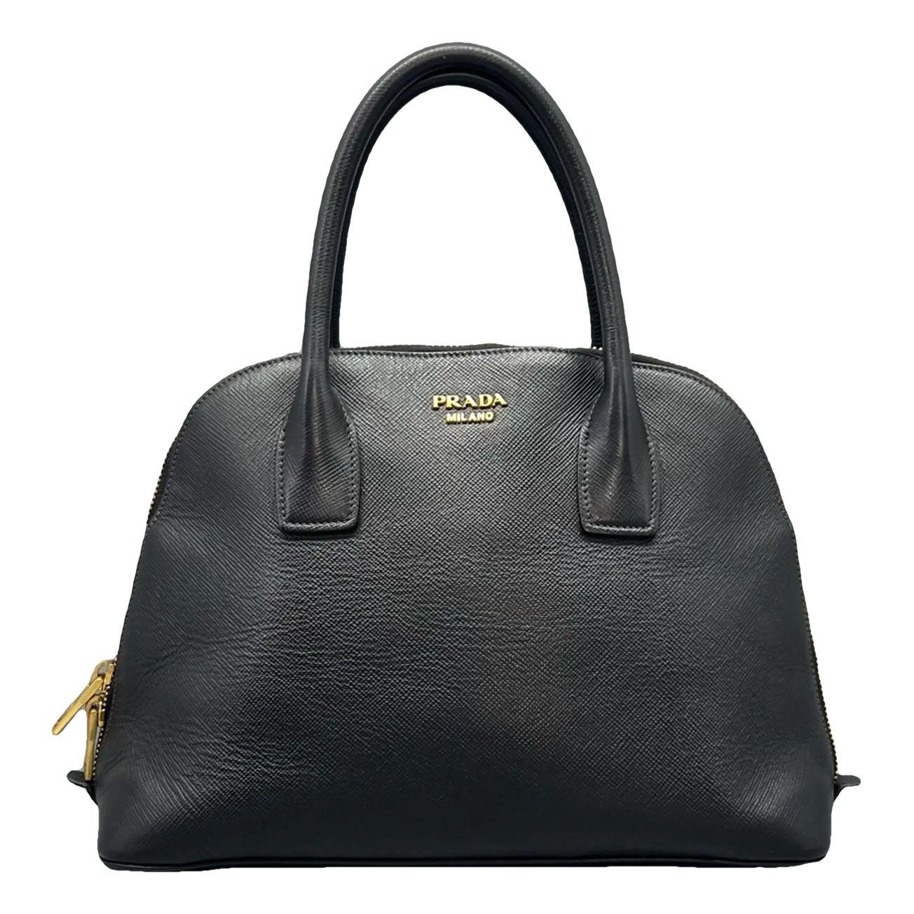 Promenade leather handbag
