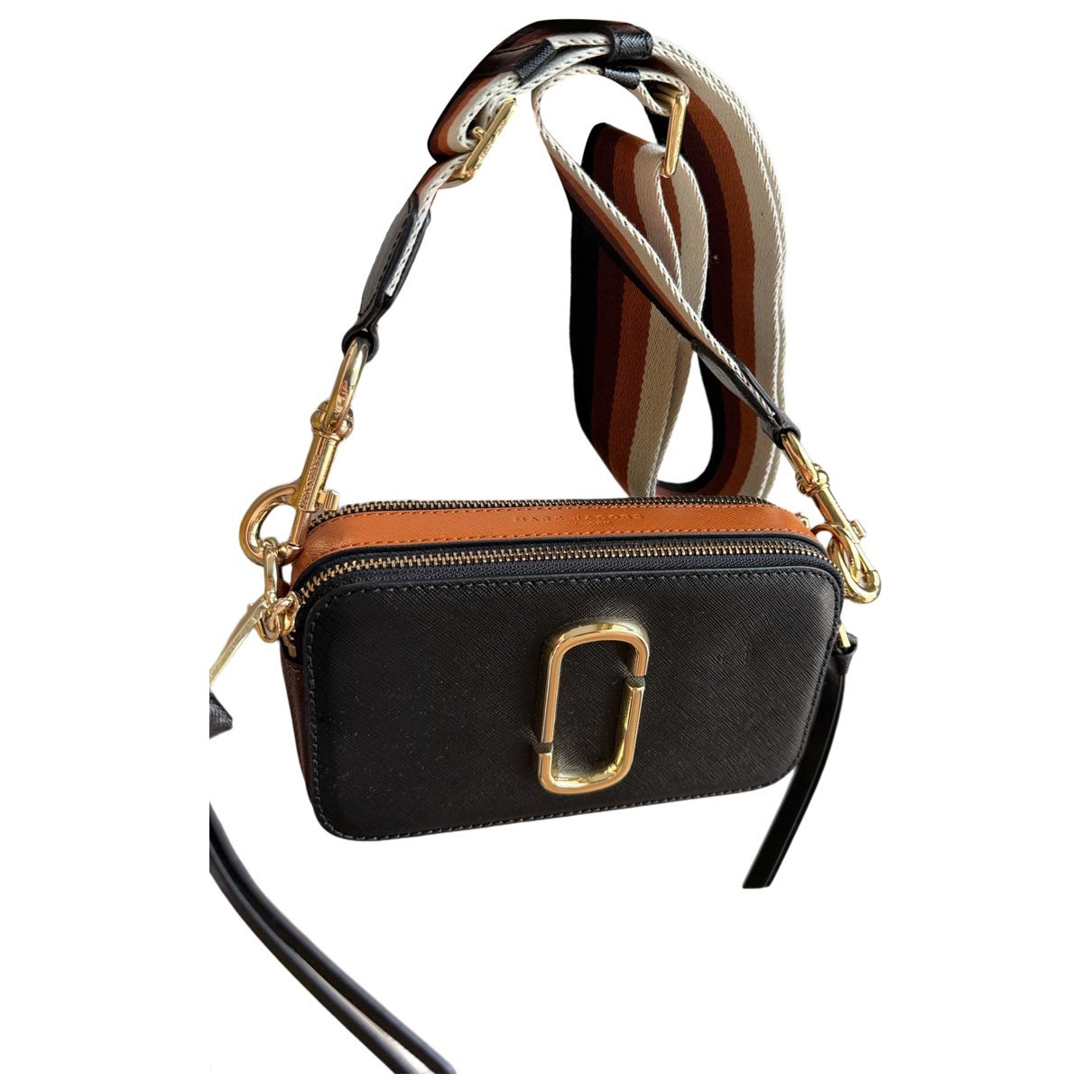 Snapshot leather crossbody bag
