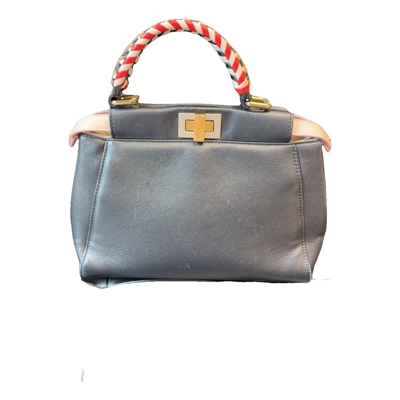 Peekaboo leather handbag