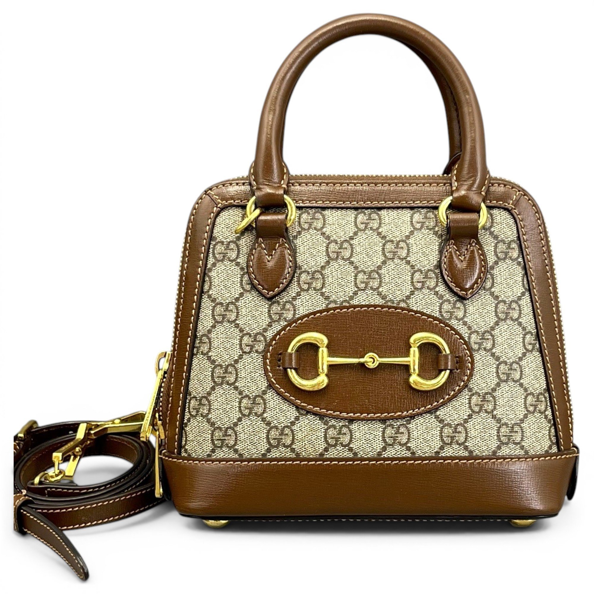 Handle Horsebit 1955 leather handbag