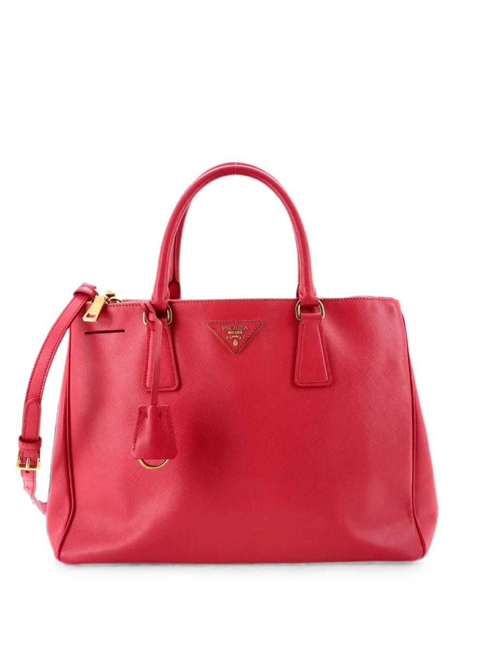 Double Zip Lux Saffiano Leather Medium tote bag