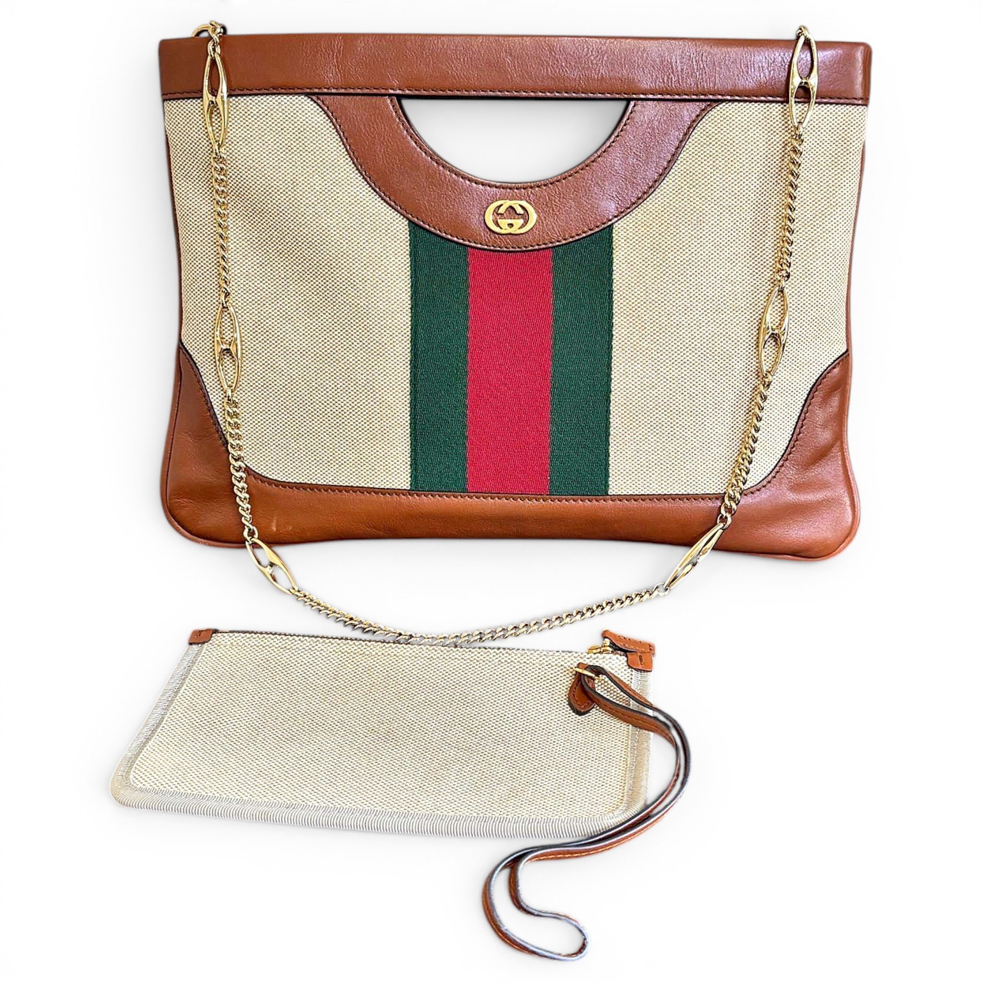 Leather handbag