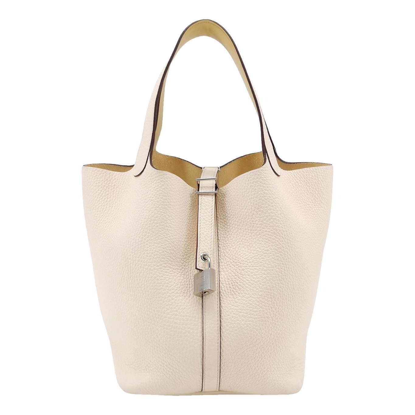 Picotin leather tote