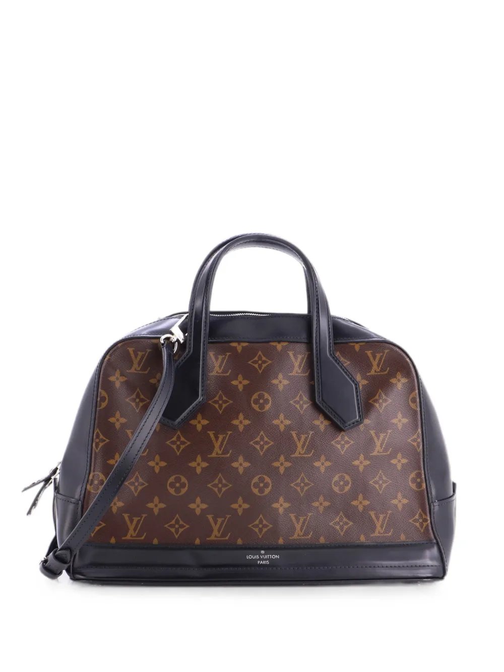 Dora Handbag Monogram Canvas and Calfskin MM satchel