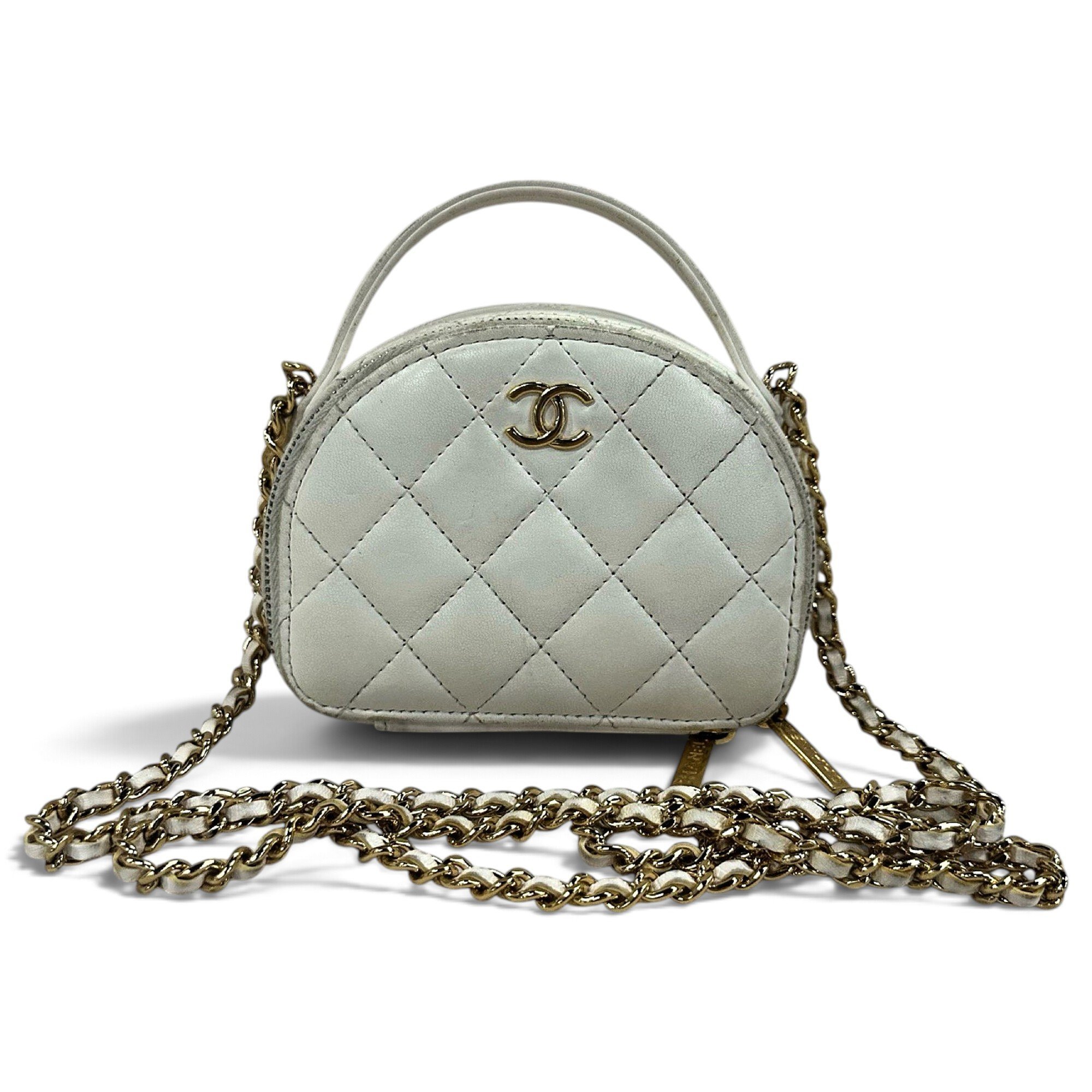 Vanity leather mini bag