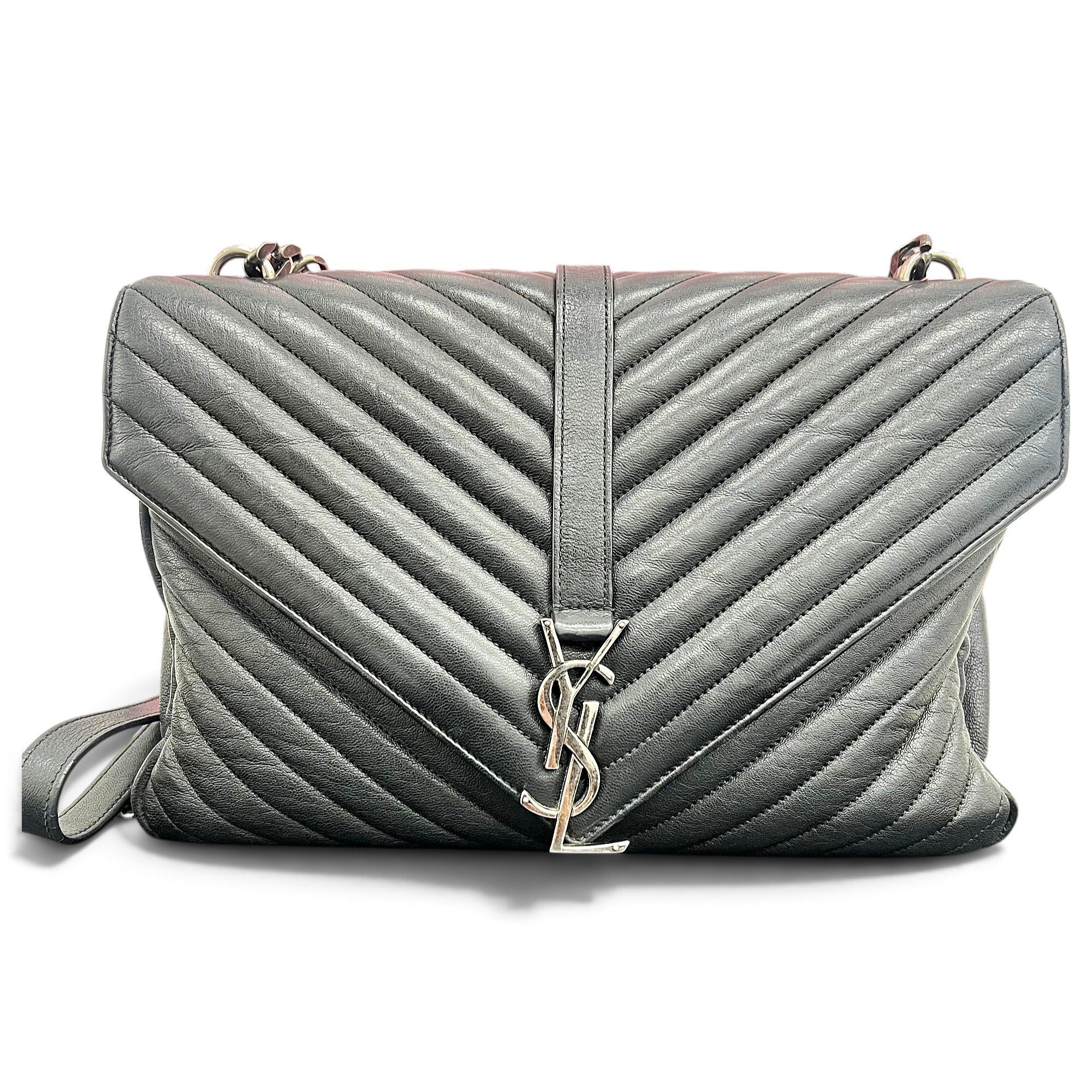 Collége monogramme leather handbag