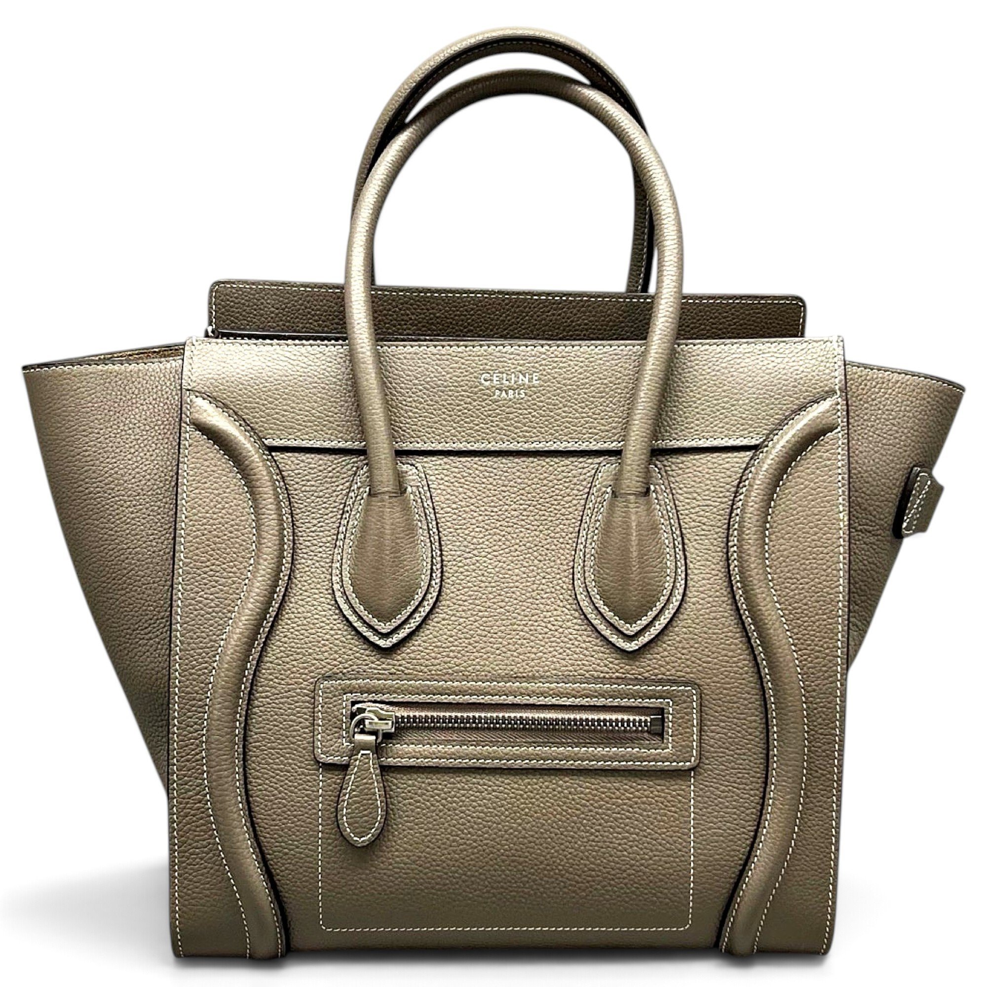 Luggage leather handbag