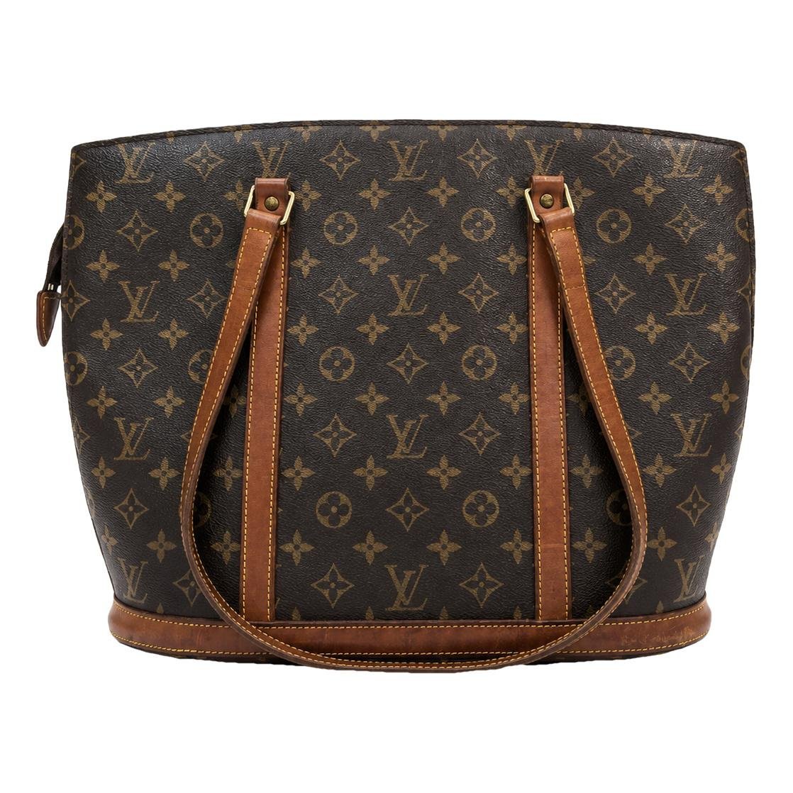 Babylone vintage leather tote