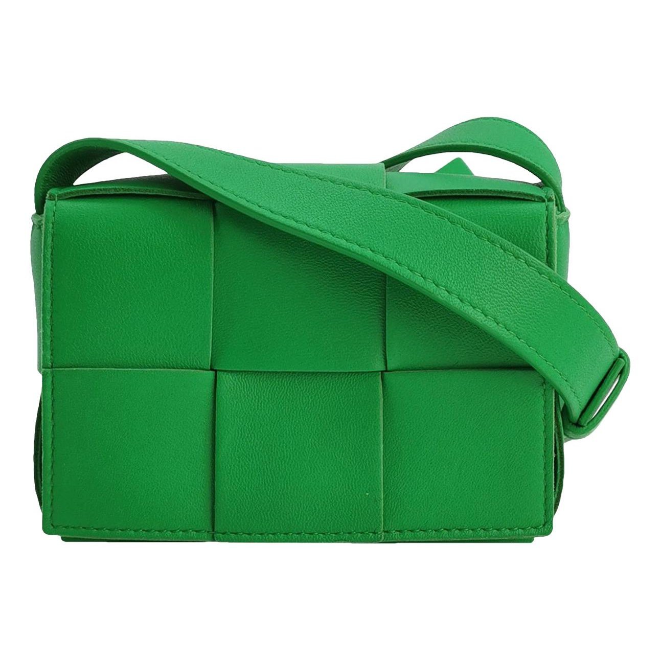 Cassette leather crossbody bag