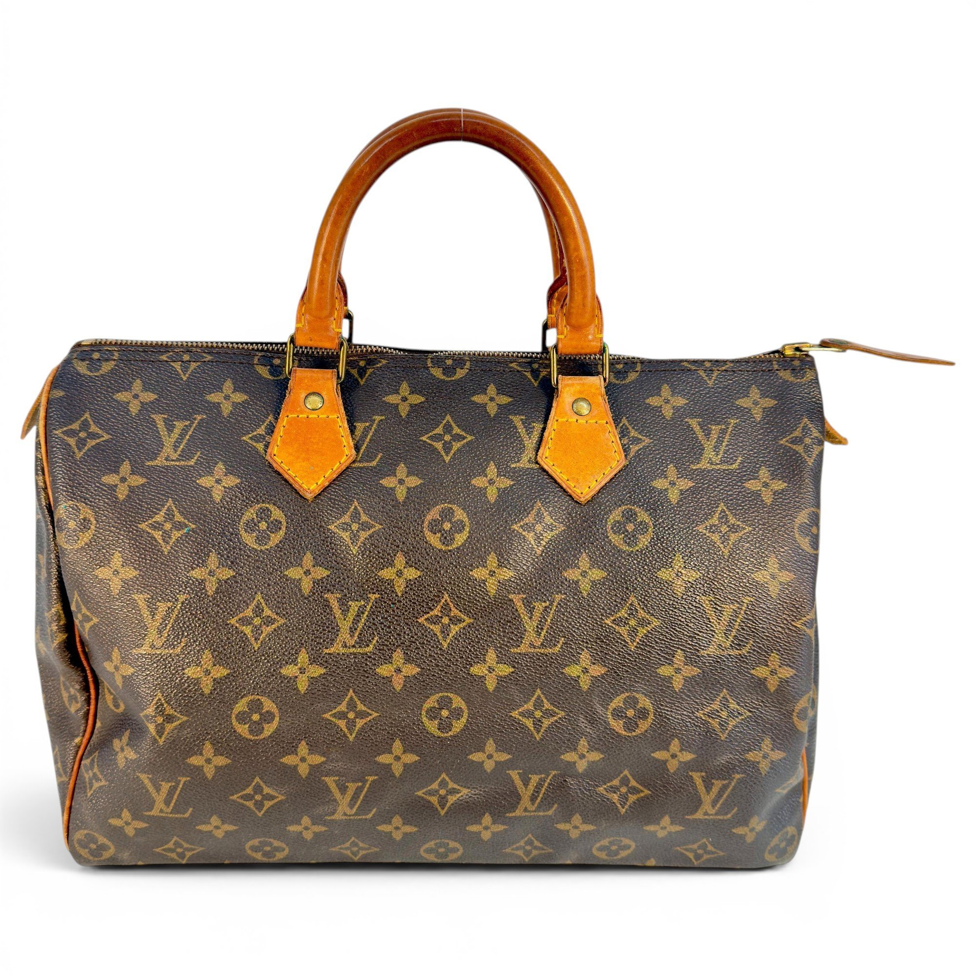 Speedy leather handbag