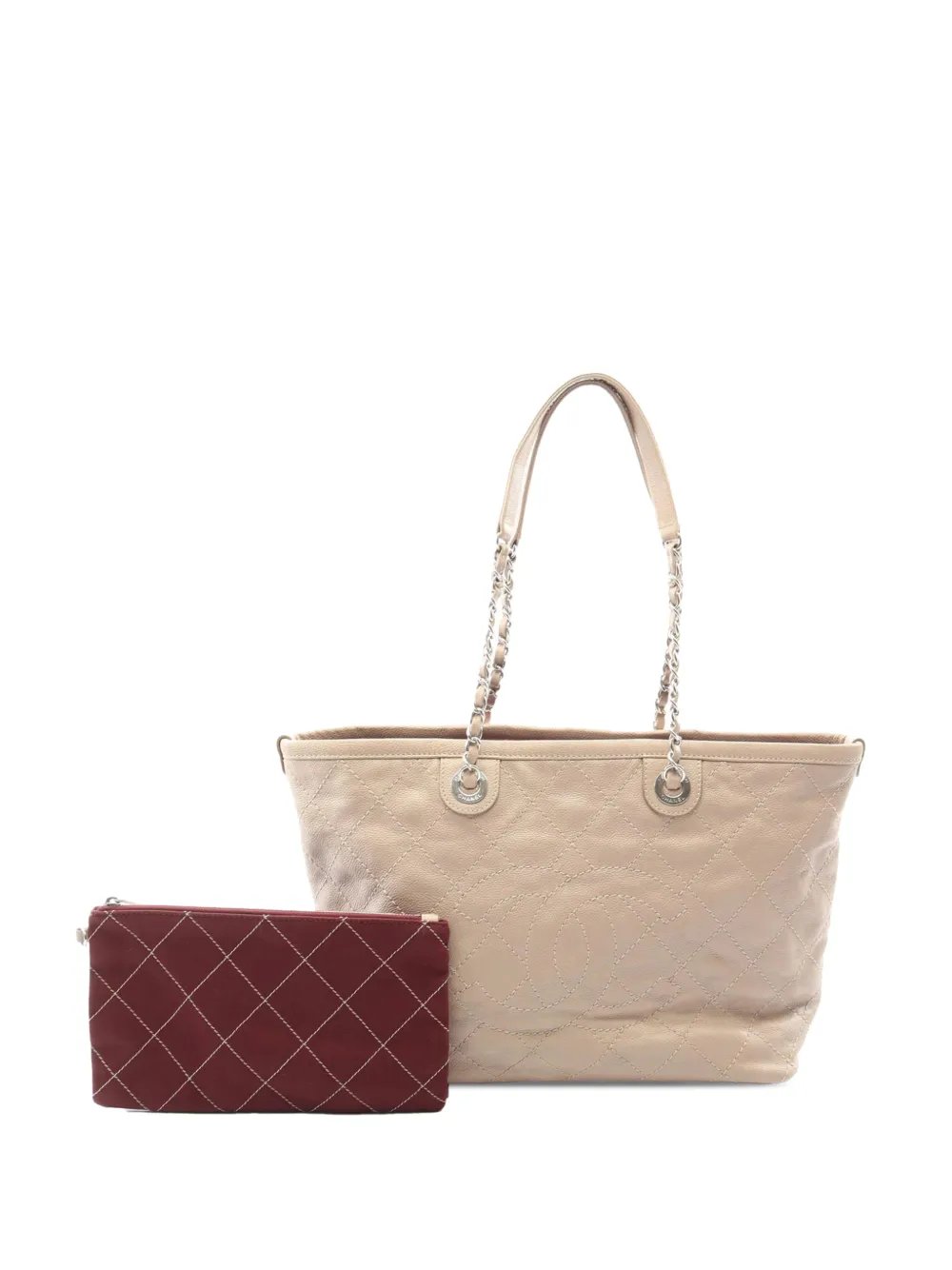 2014-2015 CC Wild Stitch Caviar tote bag