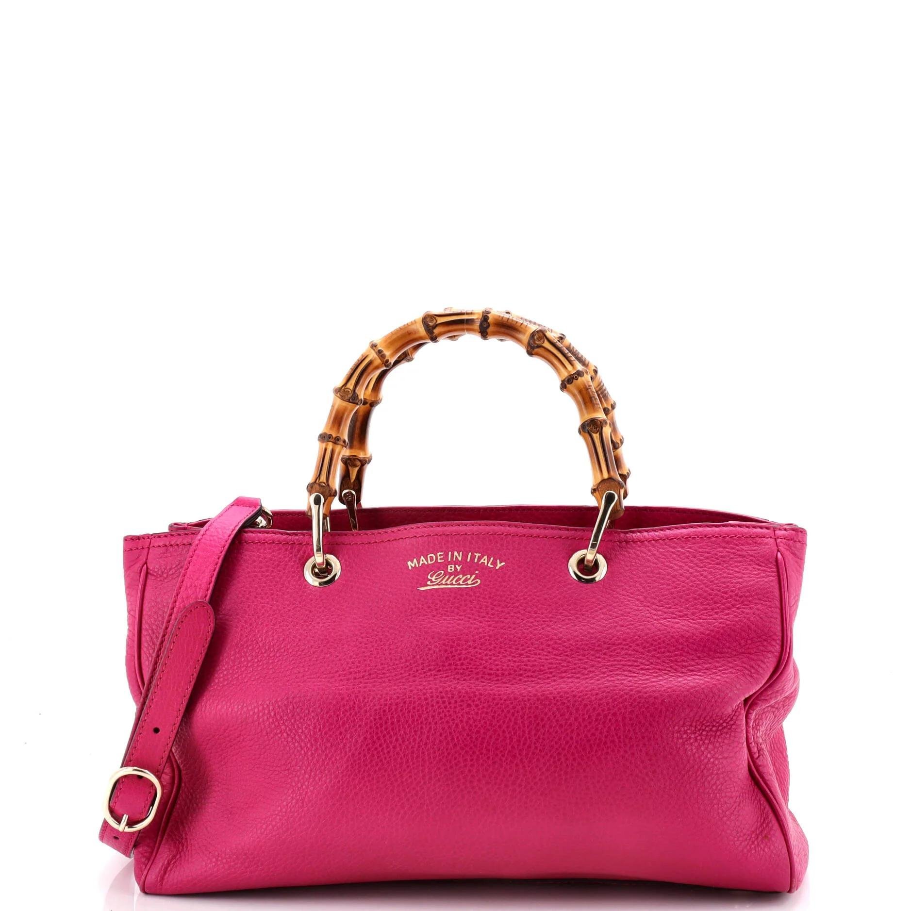 Leather tote