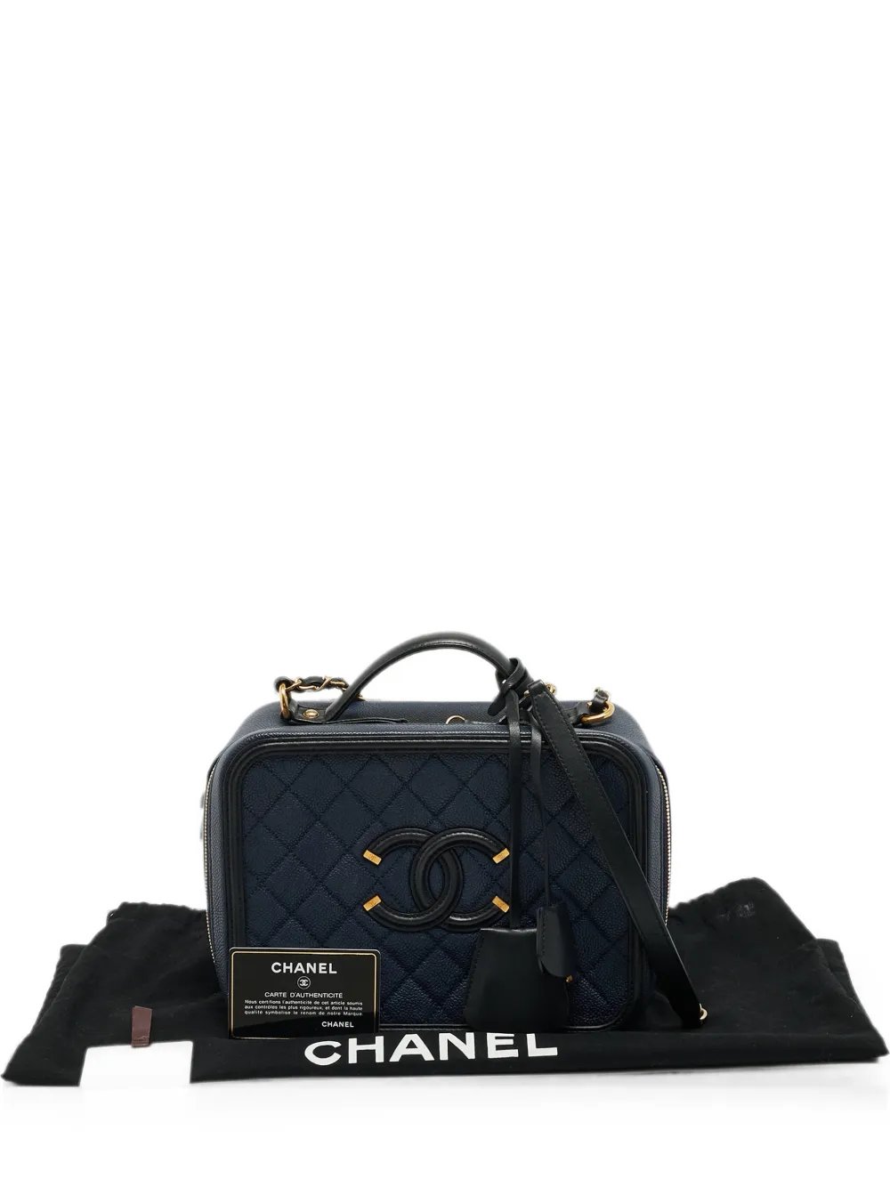 large Filigree quilted cross body bag