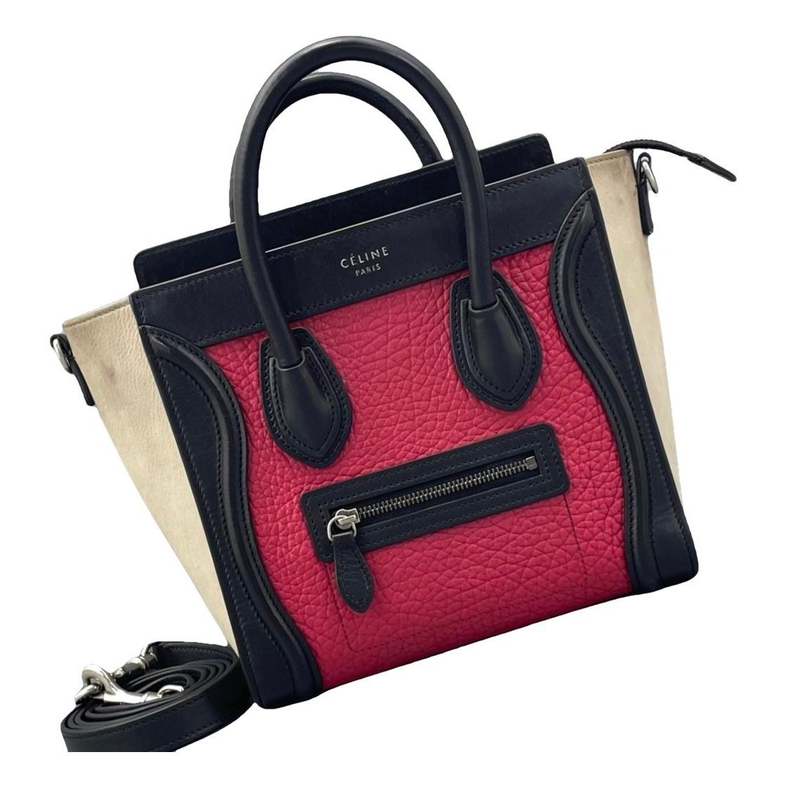 Luggage leather handbag