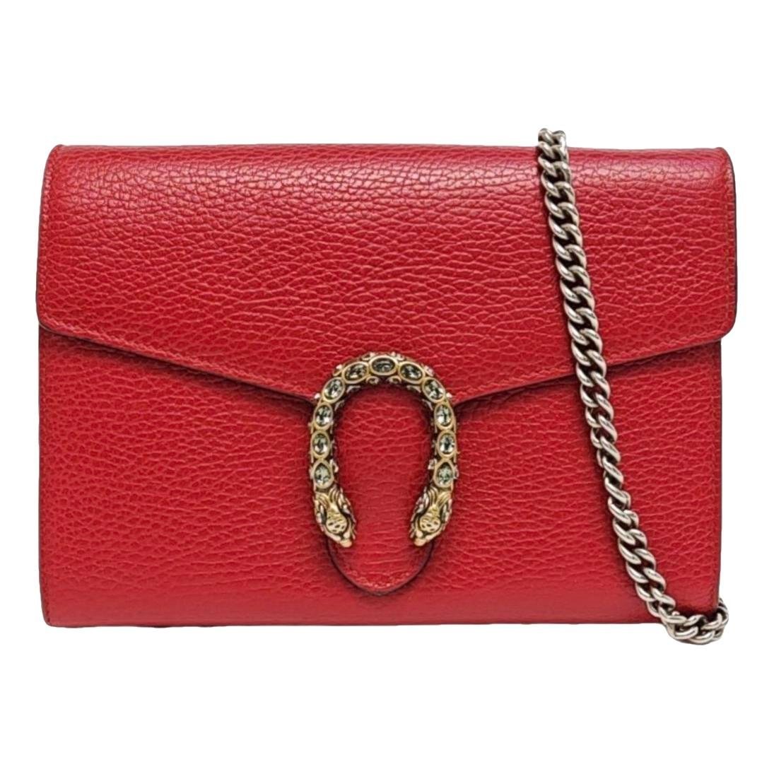 Dionysus Chain Wallet leather handbag