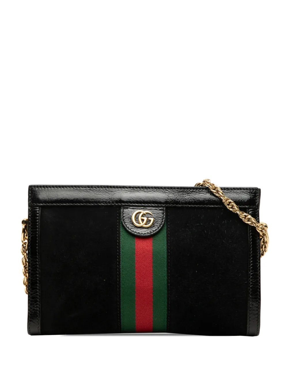 2016-2026 Small Suede Web Ophidia Chain crossbody bag