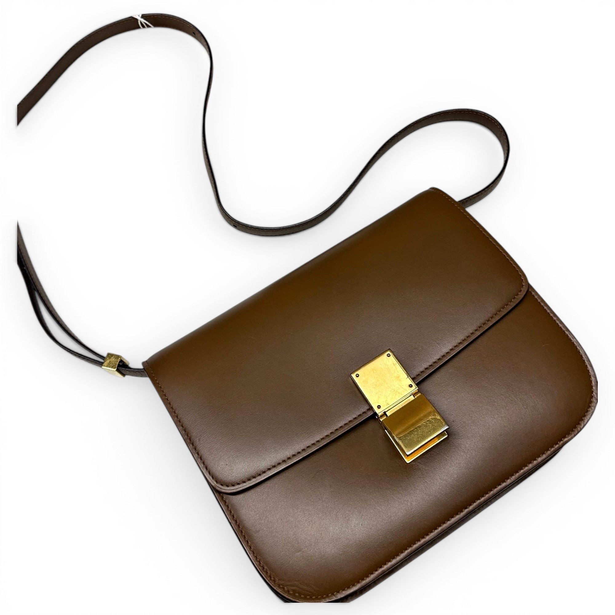Classic leather crossbody bag