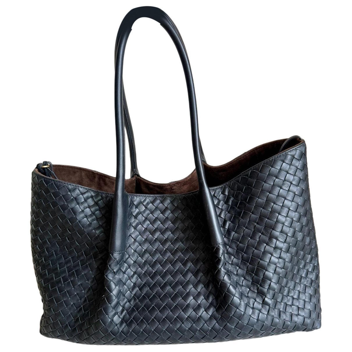 Leather tote
