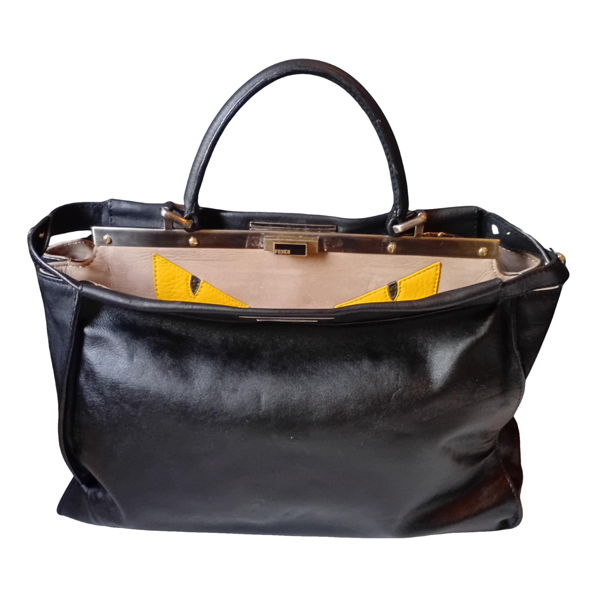 Peekaboo leather handbag