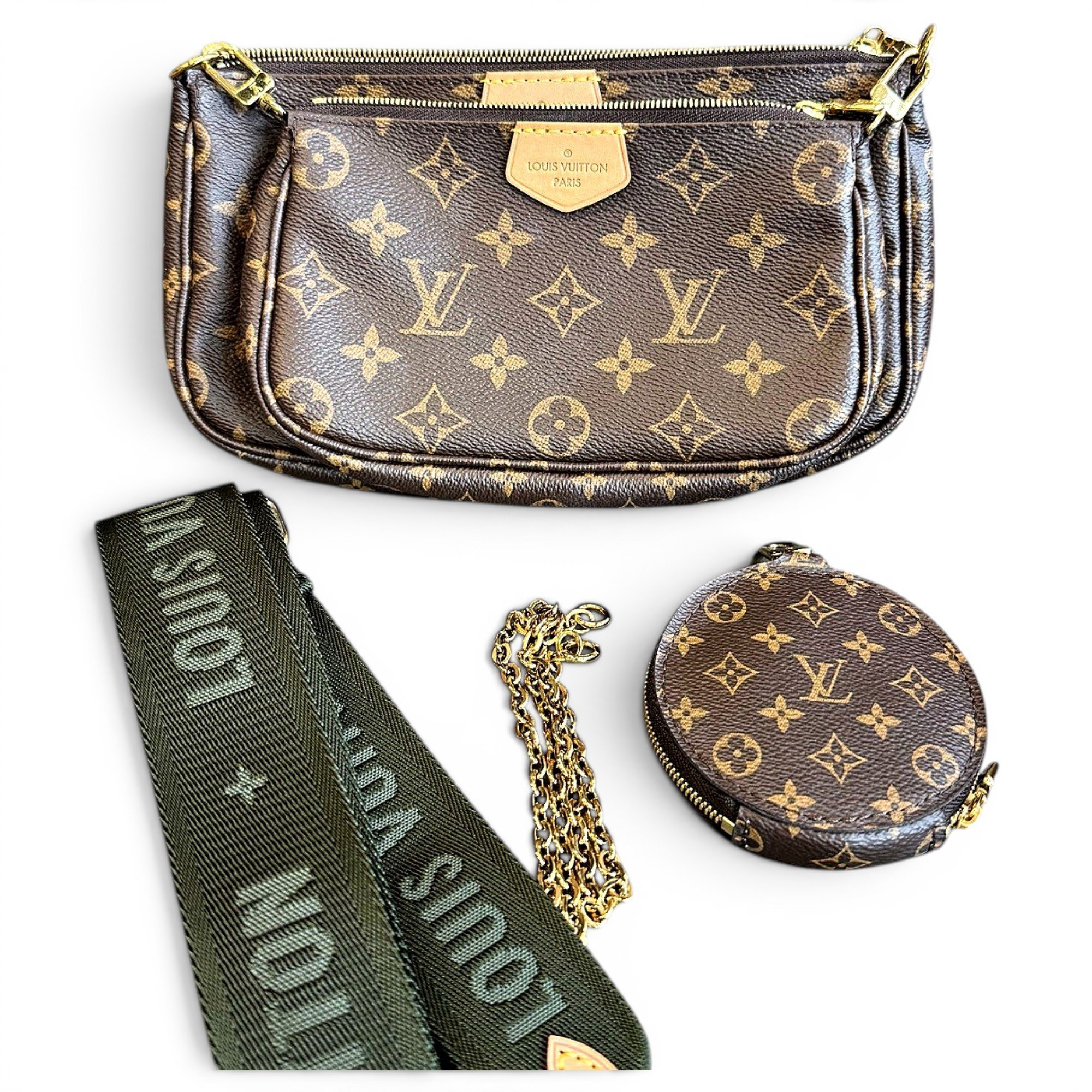Multi Pochette Accessoires leather handbag
