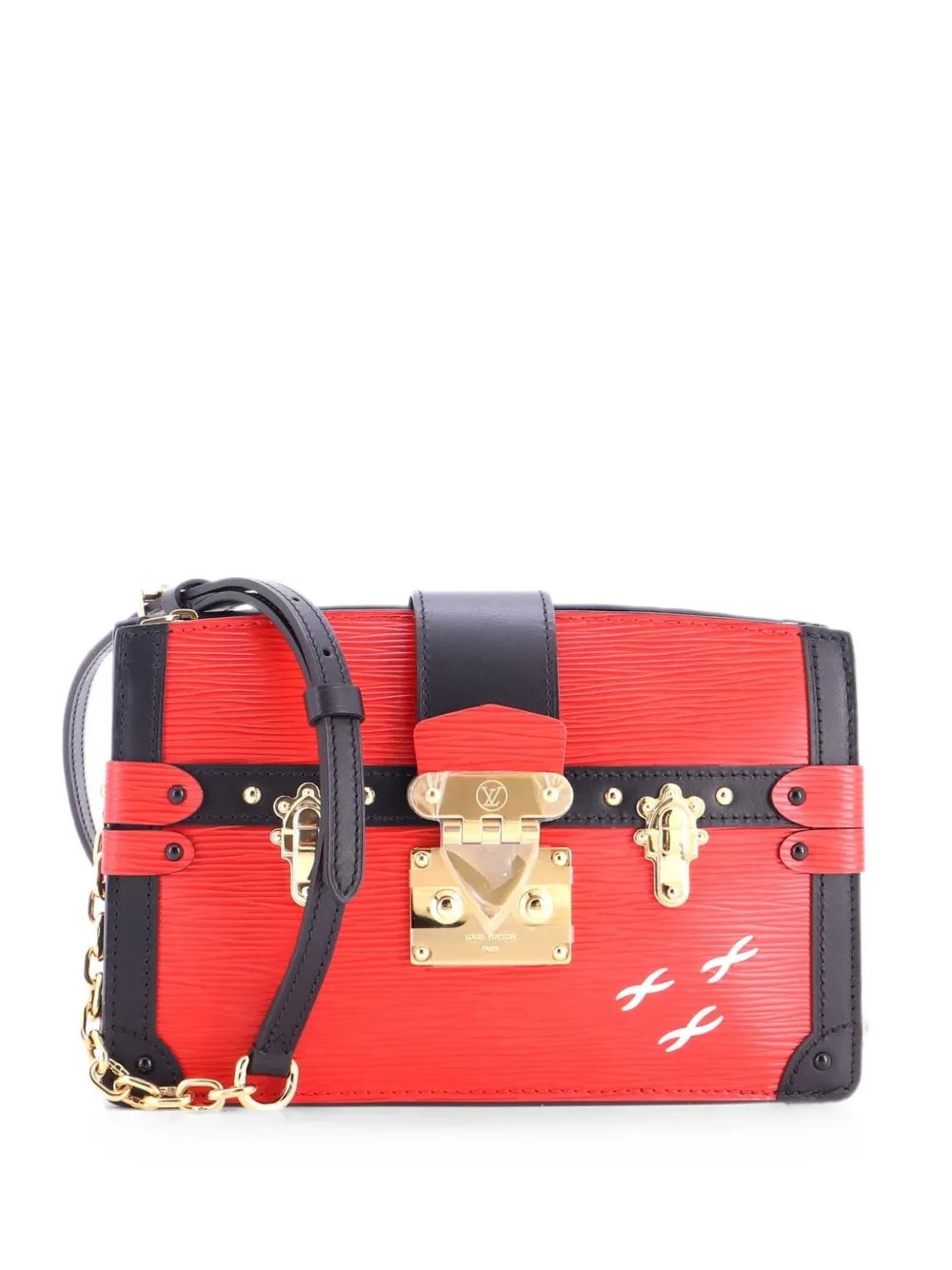 Trunk Clutch Epi Leather crossbody bag
