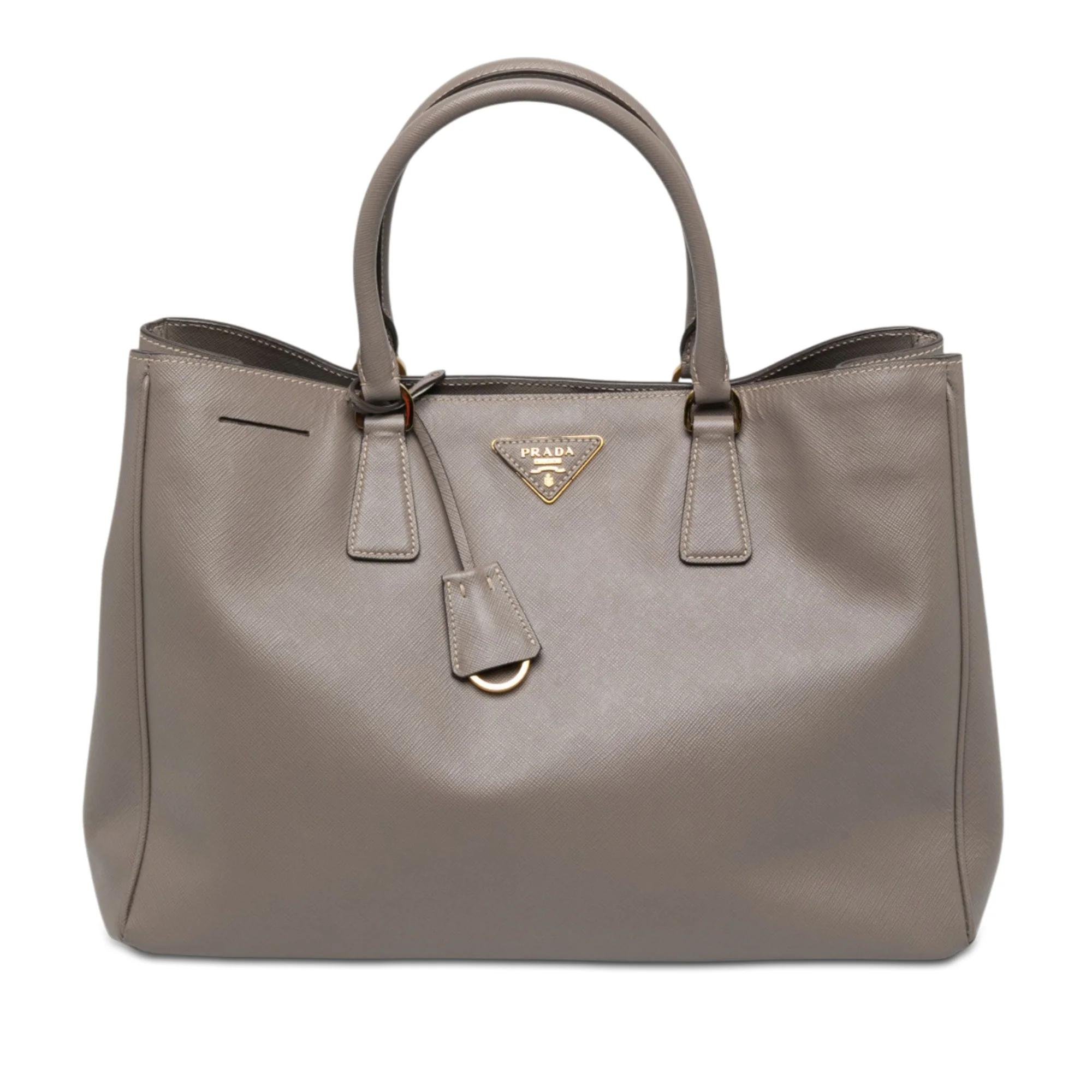 Leather tote