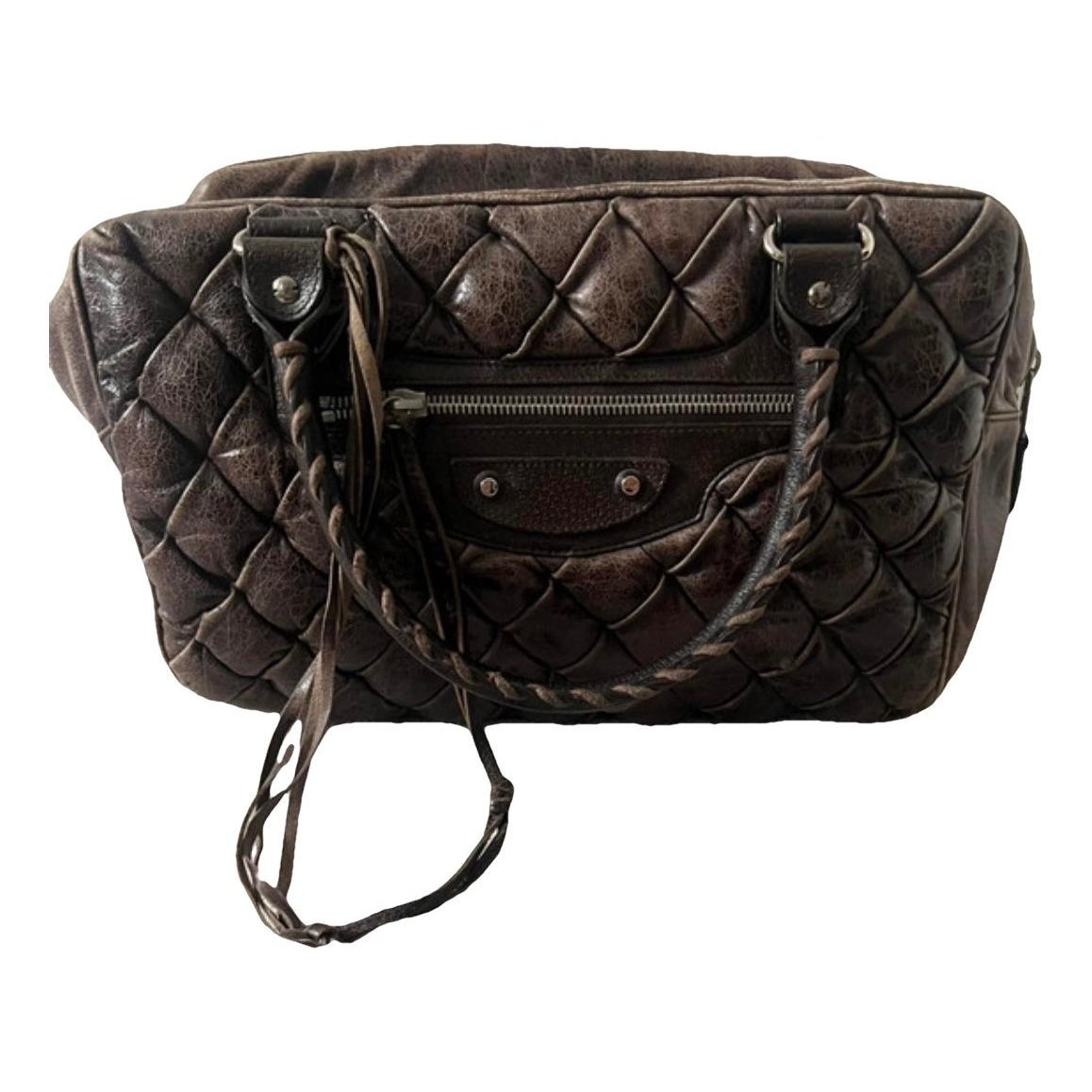 Day leather handbag