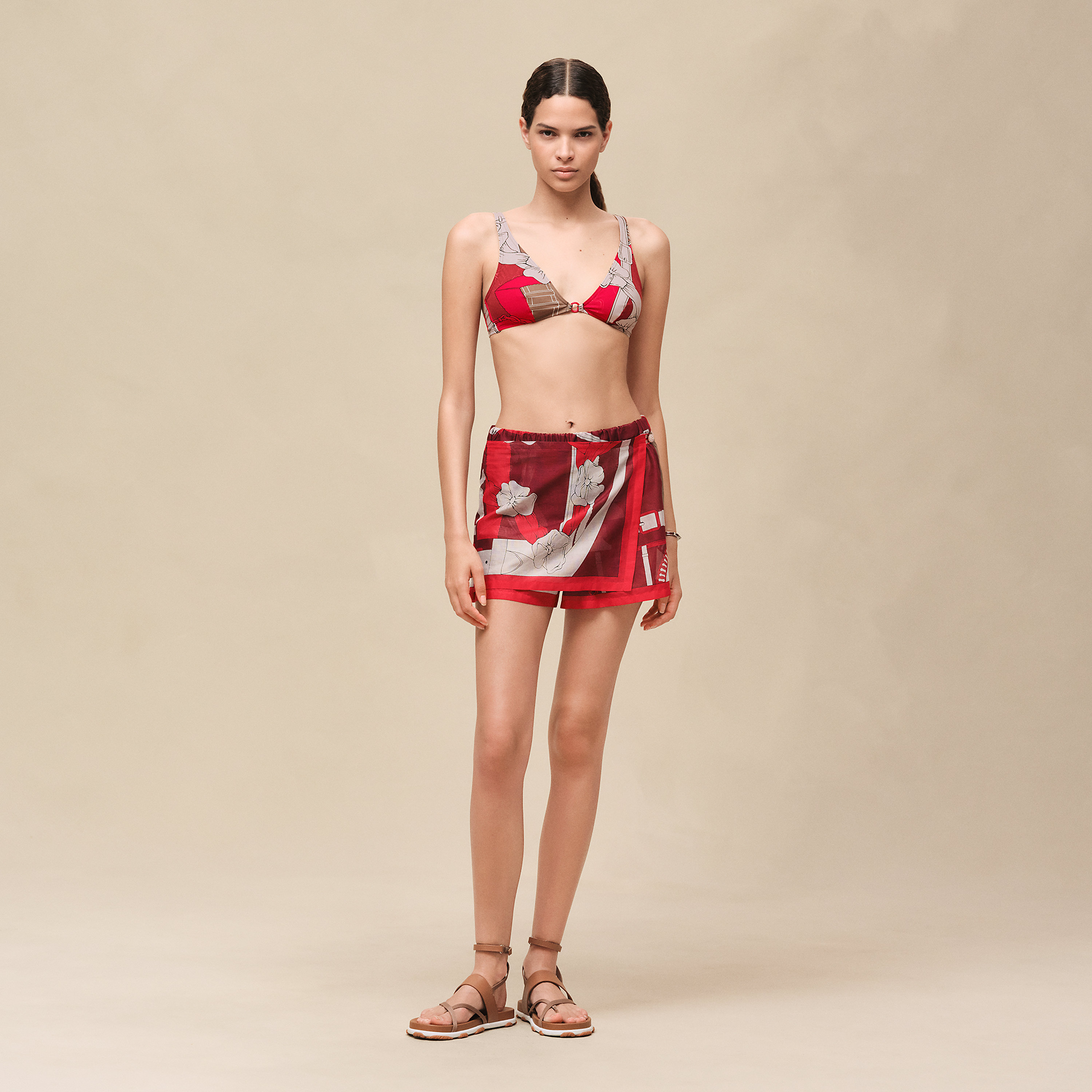 "Grand Manege" beach shorts skirt