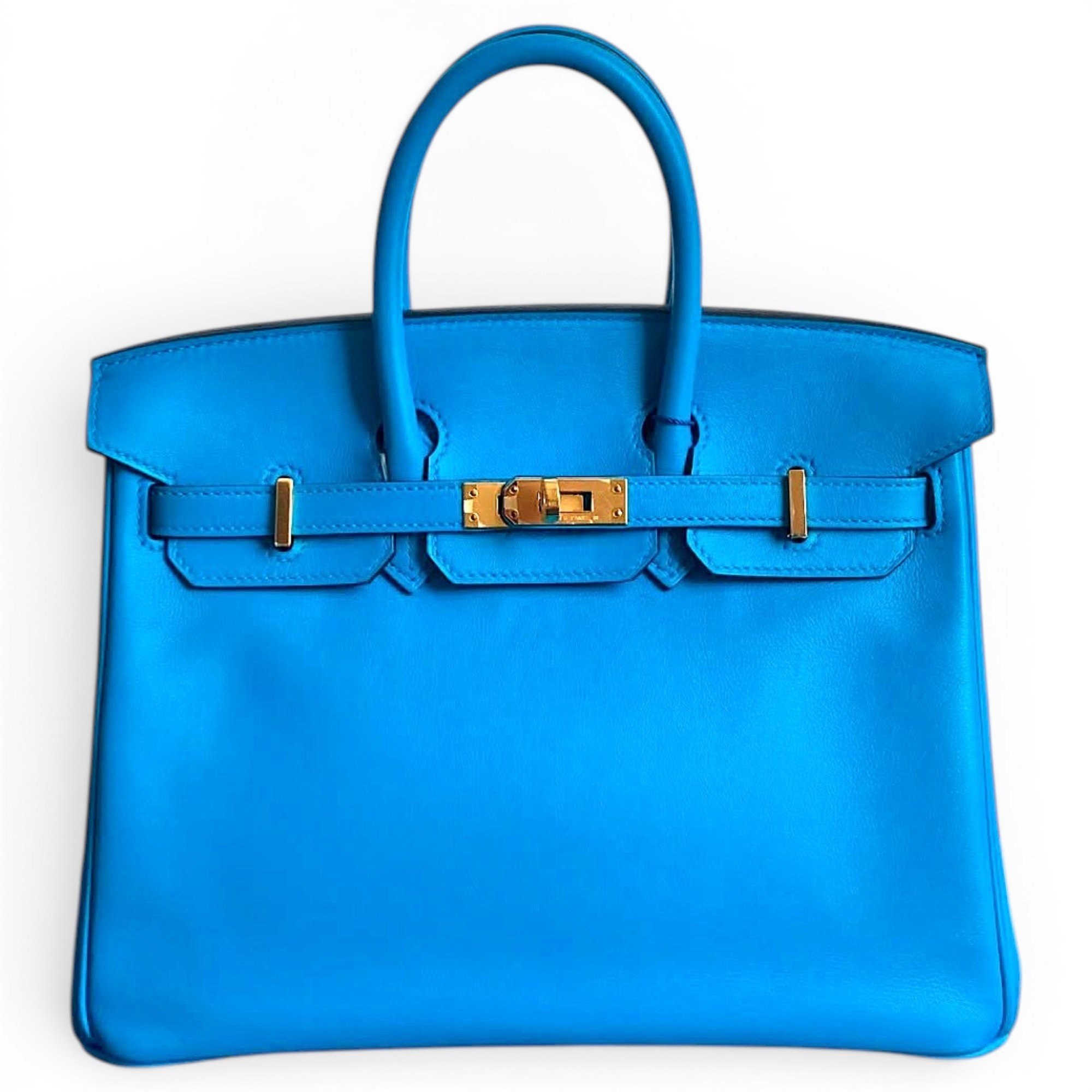 Hermes Birkin 25 Handbag Gold Swift Leather 2020
