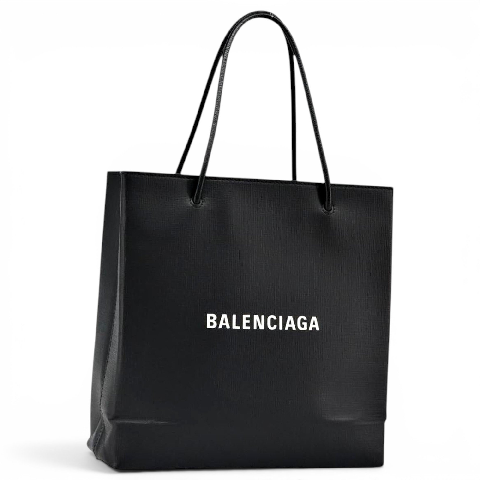 B leather handbag