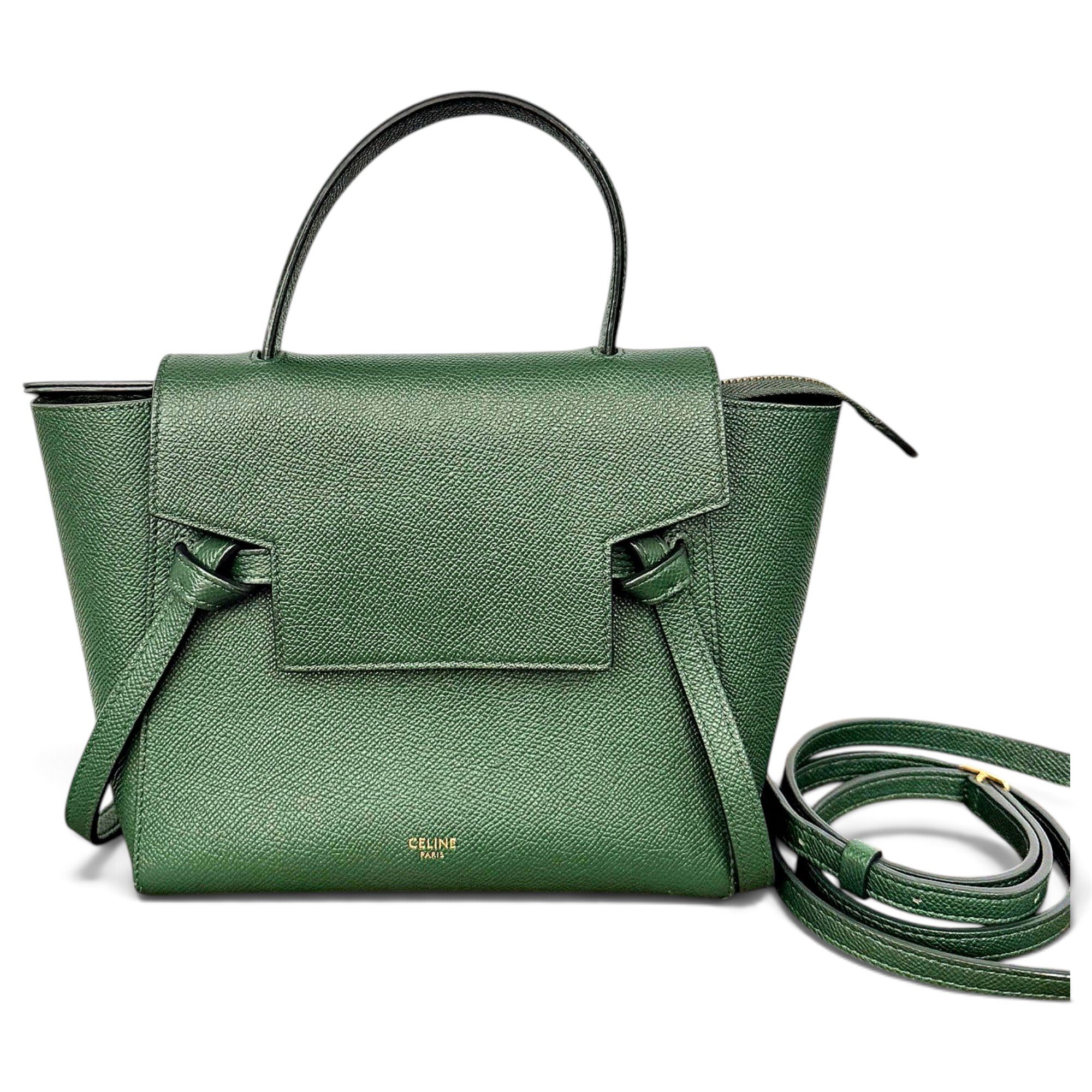 Belt leather handbag