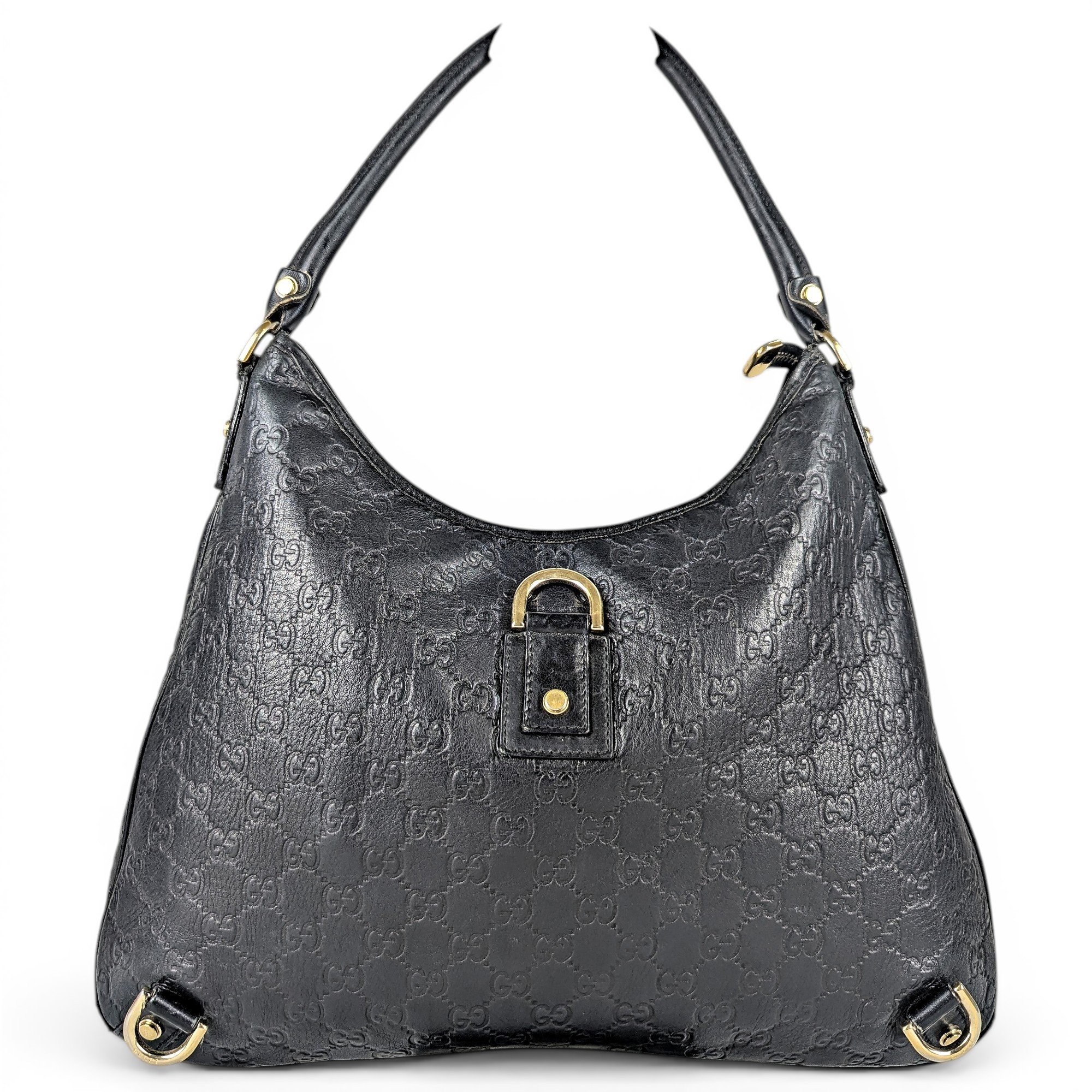 D-Ring leather handbag