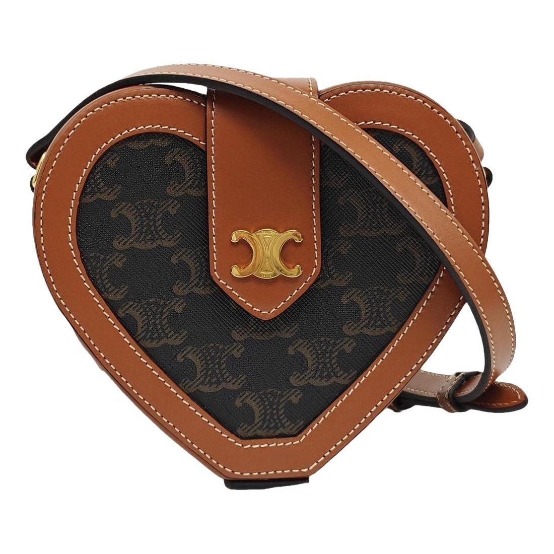 Triomphe leather handbag