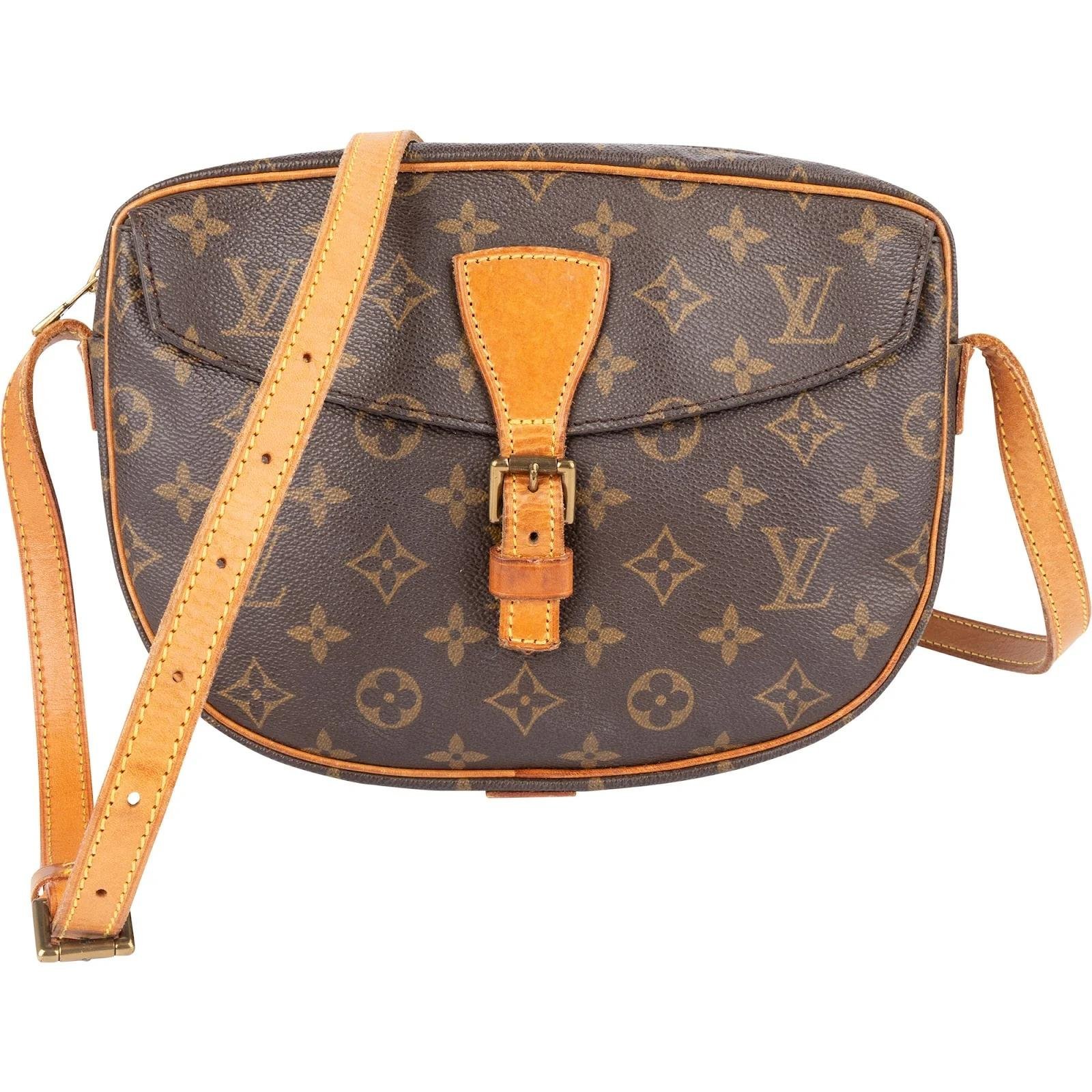 Jeune fille leather crossbody bag