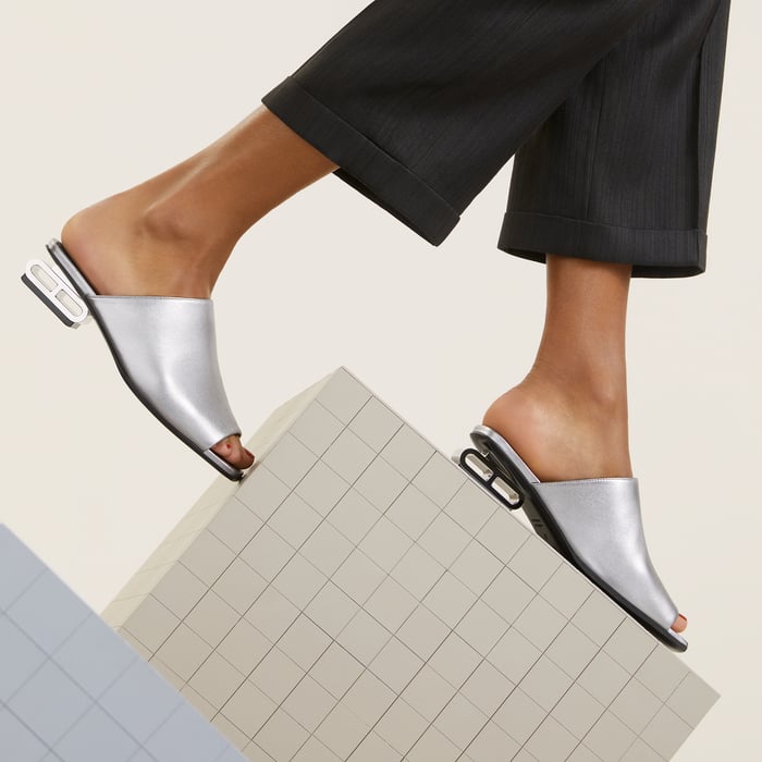 Gris Argenté Vieilli Idole Sandal