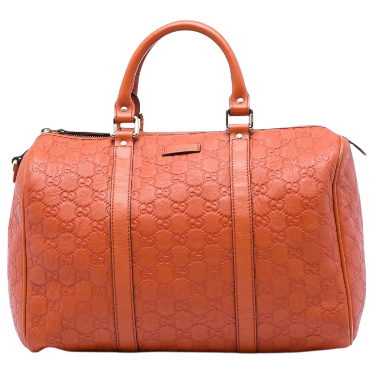 Boston leather bag