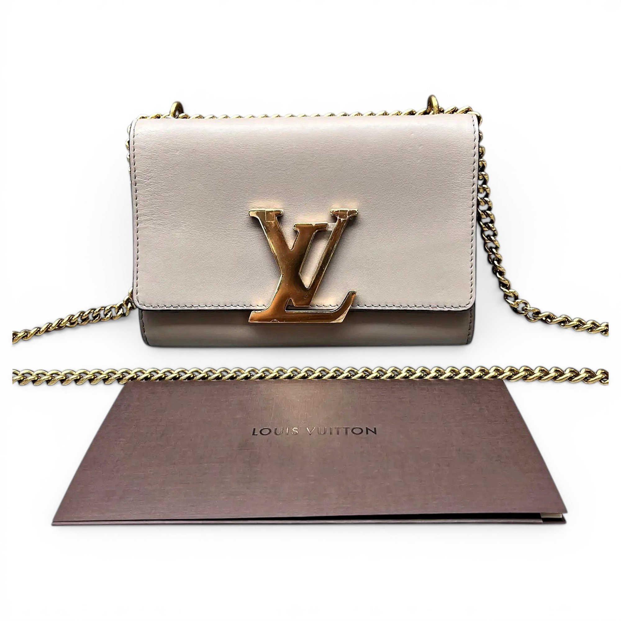 Twist Belt Wallet On Chain leather crossbody bag