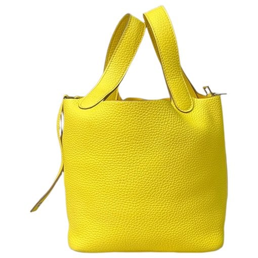 Picotin leather handbag