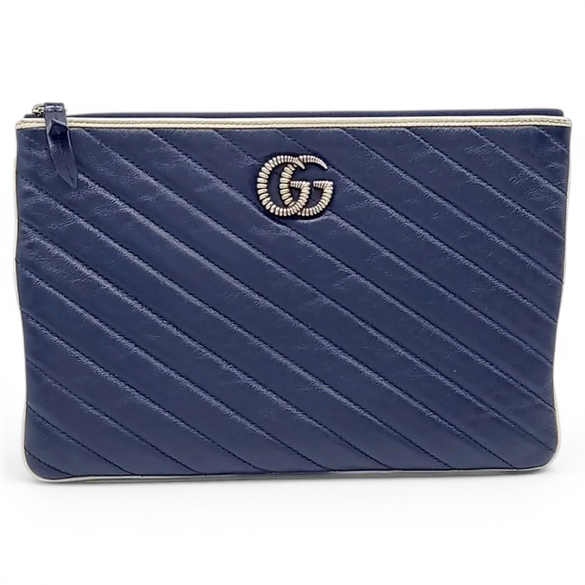 Marmont leather clutch bag