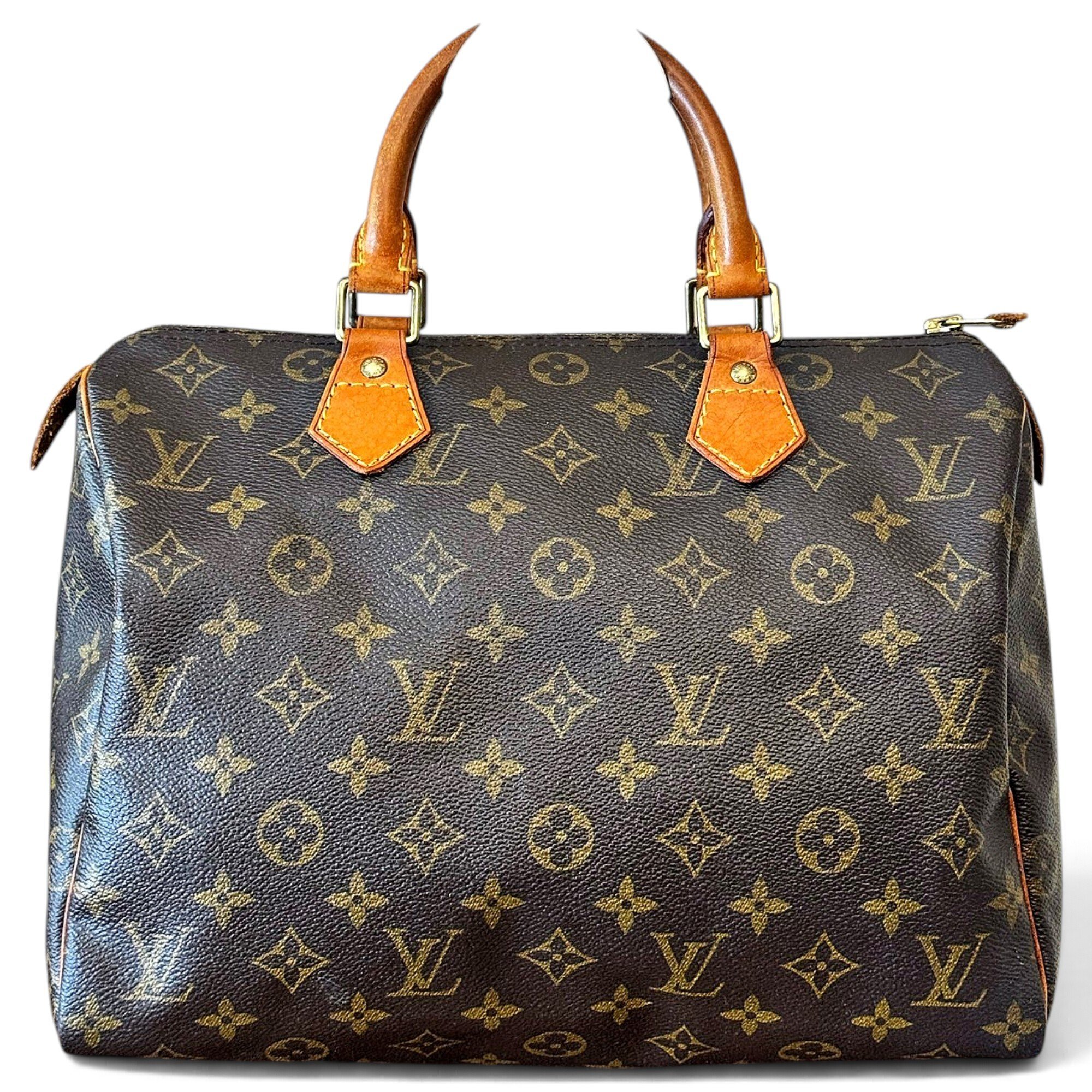 Speedy Bandoulière leather bowling bag