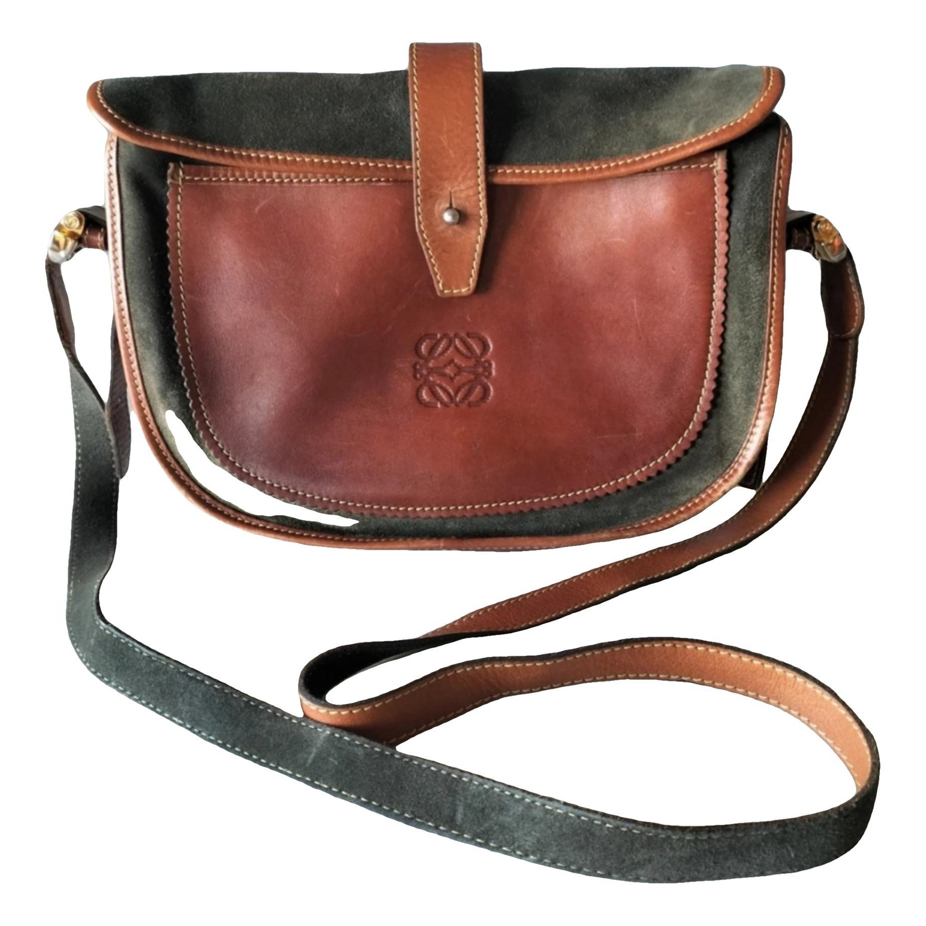 Leather travel bag