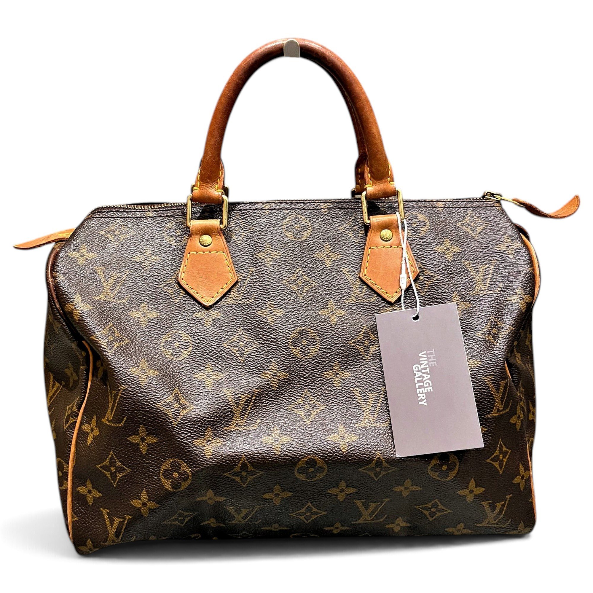 Speedy leather handbag