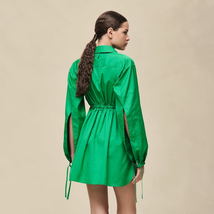 Vert Jungle Drawstring Shirt