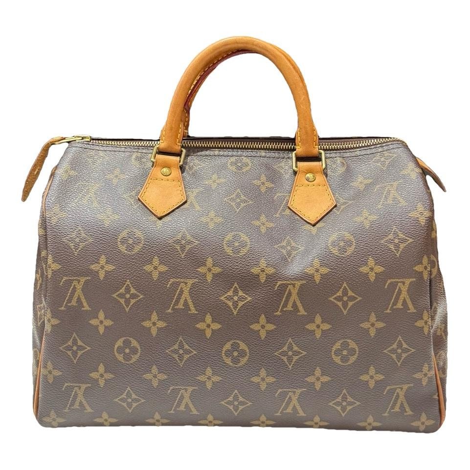 Speedy leather handbag